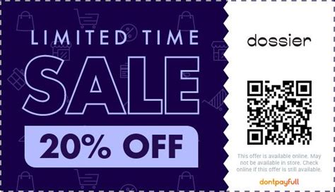 dossier discount codes|dossier deliver special offer code.